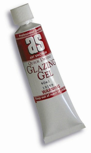 Artist Medium - As Glazing Gel 150ml for enhancing acrylic paintings with depth, transparency, and a glossy finish.