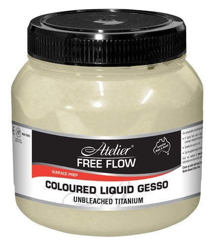 Acrylic Paint - At Ff 250ml Gesso Unbleached Titanium