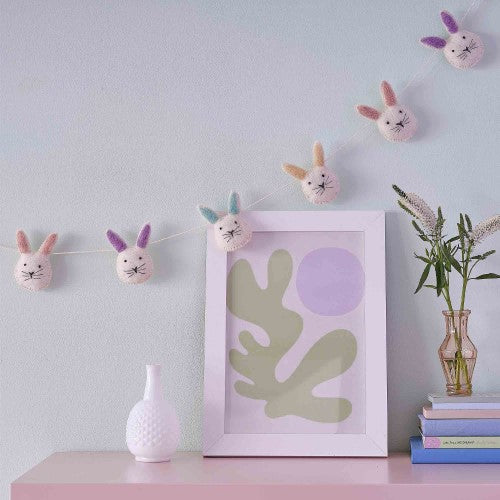 Hop Hop Hooray Fabric Bunting