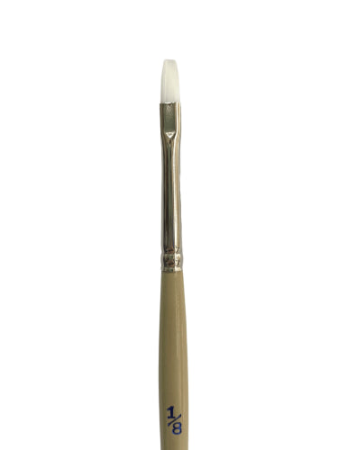 Artist Brush - S9860 White Taklon Square Wash 1/8"