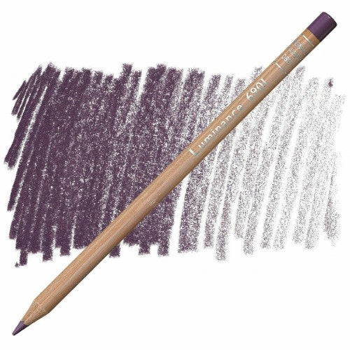 Artist Pencils - Caran D’ache Luminance Pencils Lt Aubergine  (Pack of 3)