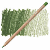 Pack of 3 Caran D’ache Luminance Pencils in Moss Green, featuring creamy, lightfast leads for vibrant, professional artwork.