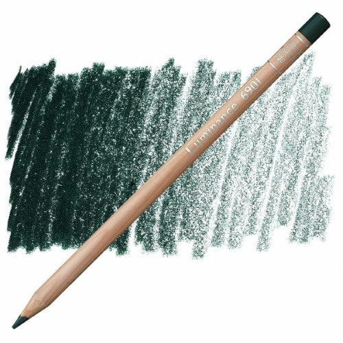 Artist Pencils - Caran D’ache Luminance Pencils Dk Sap Green (Pack of 3)