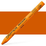 Crayon - Caran D’ache Neocolor 1 Wax Oil Orange - Pack of 10