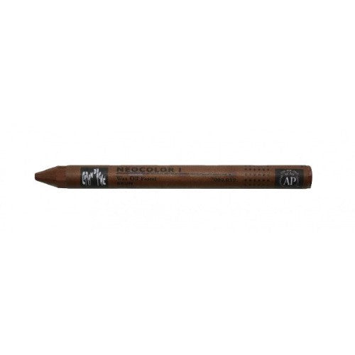 Crayon - Caran D’ache Neocolor 1 Wax Oil Brown - Pack of 10