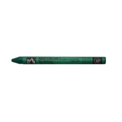 Crayon - Caran D’ache Neocolor 1 Wax Oil Emerald G - Pack of 10