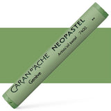 Set of 3 Caran D’ache Neopastel pastels in Khaki Green, perfect for vibrant and versatile artistic creations.