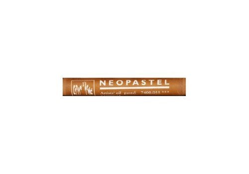 Set of 3 Caran d'Ache Neopastel Cinnamon pastels, vibrant colors, smooth texture for blending and various surfaces.