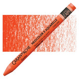 Caran D’ache Neocolor II Vermilion Crayon set of 10, featuring vibrant pigments for versatile artistic techniques.