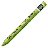 Pack of 10 Caran D’ache Neocolor II Light Olive Crayons, ideal for vibrant illustrations and mixed media art techniques.