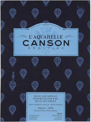 Canson Heritage Pad 23x31 300g R (12sh)