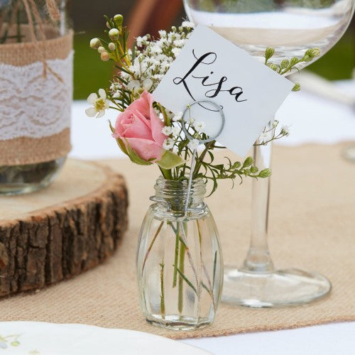 Rustic Country Place Card Holders - Pack of 4