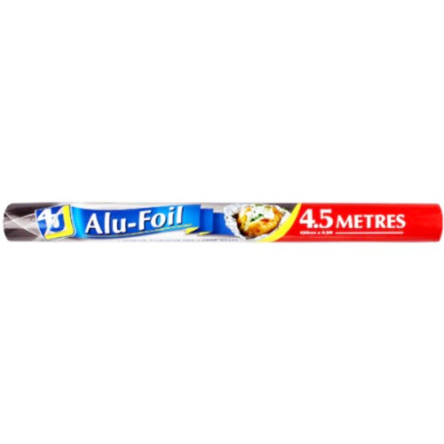 4U Aluminium Foil 300mm x 4.5m ( 6 Pack )