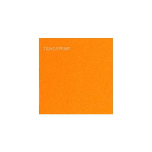 Vibrant tangerine stiffcard paper, pack of 25, perfect for art projects and presentations, measures 780x520mm.