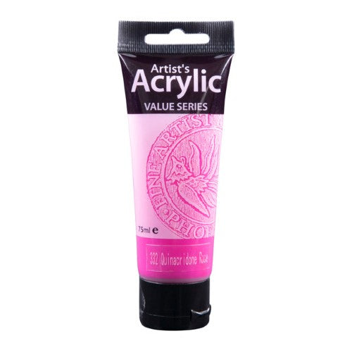 Acrylic Paint - Phoenix Acrylic 75ml Quina Rose (332)