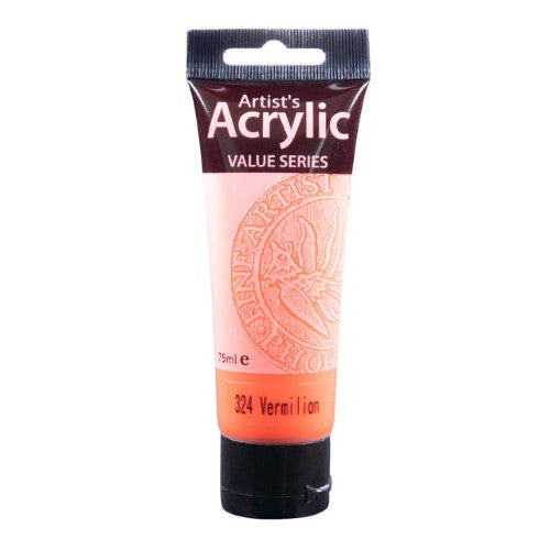 Acrylic Paint - Phoenix Acrylic 75ml Vermillion (324)