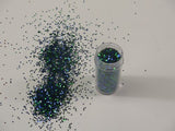 Vibrant 1kg peacock glitter for crafting, card making, and DIY projects, safe and easy to use for all occasions.