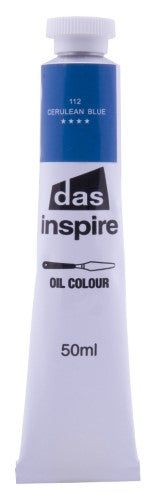 Artist Oil Paint - Das Inspire Oil 50ml Cerulean Blue