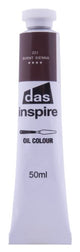 Artist Oil Paint - Das Inspire Oil 50ml Burnt Sienna