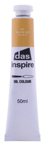 Artist Oil Paint - Das Inspire Oil 50ml Yellow Mid