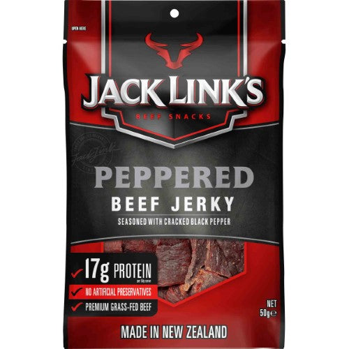 Jack Link's Beef Jerky Peppered 50g ( 10 Pack )