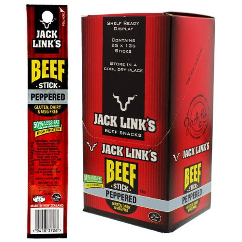 Jack Link's Beef Stick Peppered 12g ( 25 Pack )
