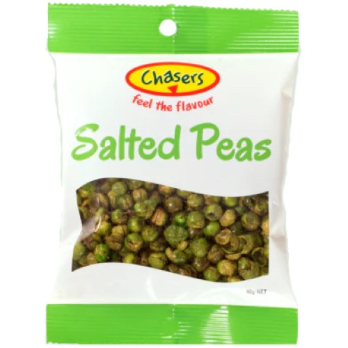 Chasers Salted Peas 200g ( 6 Pack )