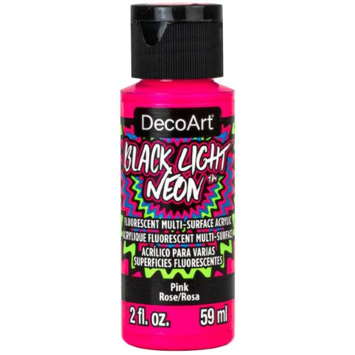 DecoArt Black Light Neon - 2oz PINK