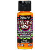 DecoArt Black Light Neon - 2oz ORANGE