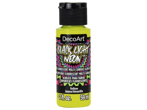 DecoArt Black Light Neon - 2oz YELLOW