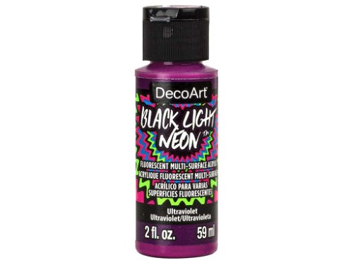 DecoArt Black Light Neon - 2oz ULTRAVIOLE