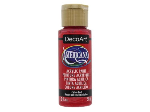 Acrylic Paint - Americana Acrylic 2oz Calico Red