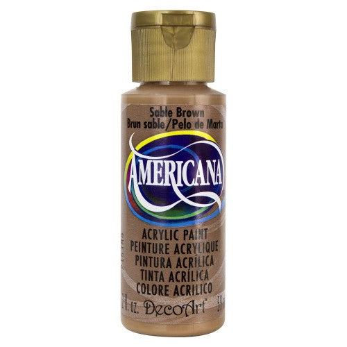 Acrylic Paint - Americana Acrylic 2oz Sable Brown