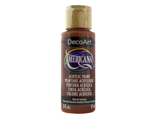 Acrylic Paint - Americana Acrylic 2oz Burnt Sienna