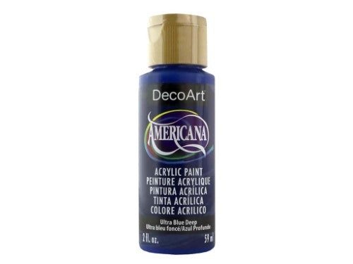 Acrylic Paint - Americana Acrylic 2oz Ultra Blue Deep