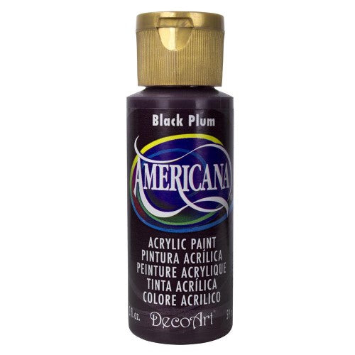 Acrylic Paint - Americana Acrylic 2oz Black Plum