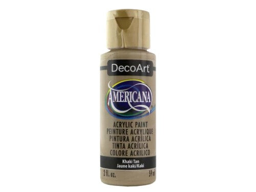 Acrylic Paint - Americana Acrylics 2oz Khaki Tan