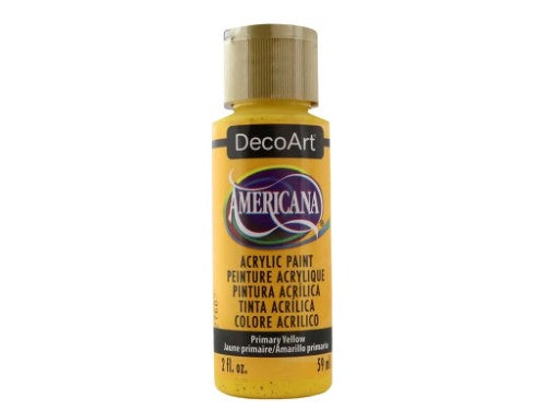 Acrylic Paint - Americana Acrylic 2oz Primary Yellow