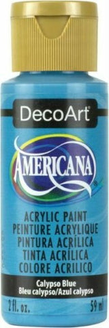 Acrylic Paint - Americana Acrylic 2oz Calypso Blue