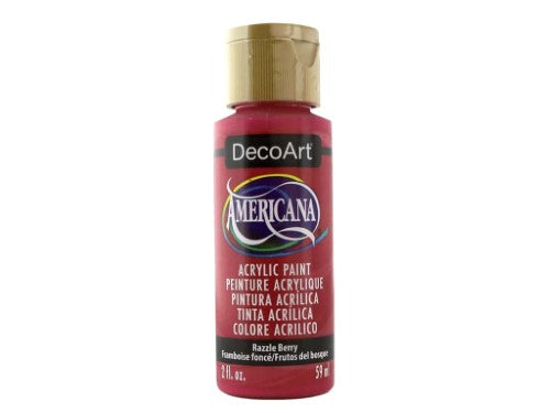 Acrylic Paint - Americana Acrylics 2oz Razzle Berry