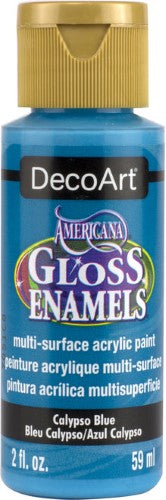 Americana Gloss Enamel 2oz Calypso Blue