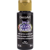 Americana Gloss Enamel 2oz Ebony Black