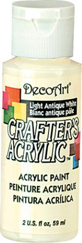 Acrylic Paint - Crafters Acrylic 2oz Light Antique White