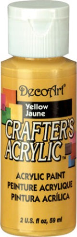 Acrylic Paint - Crafters Acrylic 2oz Yellow