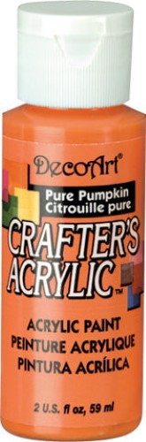 Acrylic Paint - Crafters Acrylic 2oz Pure Pumpkin