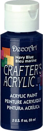 Acrylic Paint - Crafters Acrylic 2oz Navy Blue