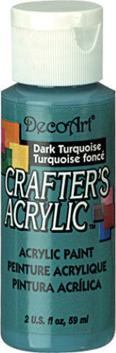 Acrylic Paint - Crafters Acrylic 2oz Dark Turquoise