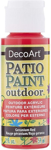 Acrylic Paint - Patio Paint 2oz Geranium Red