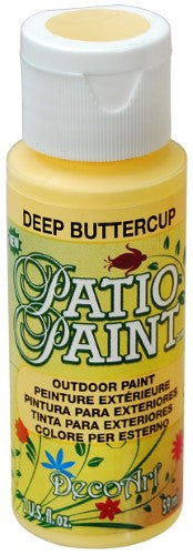 Acrylic Paint - Patio Paint 2oz Deep Buttercup