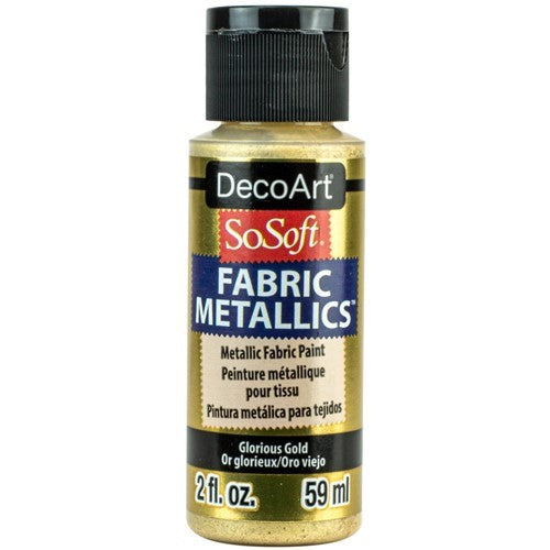 Decoart Sosoft Metallic Paint 2oz 2oz GLORIOUS GOLD